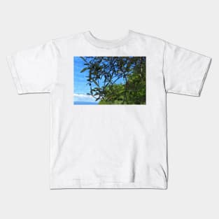 Olive Tree with Olives Mediterranean Coast Photo Kids T-Shirt